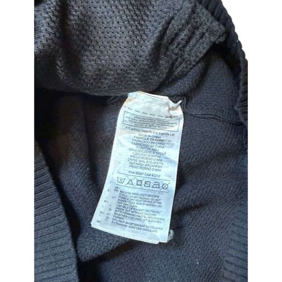 adidas NC State Wolfpack Track Jacket Mens Size Medium Black Prime Knit Zip-Up - Picture 5 of 8